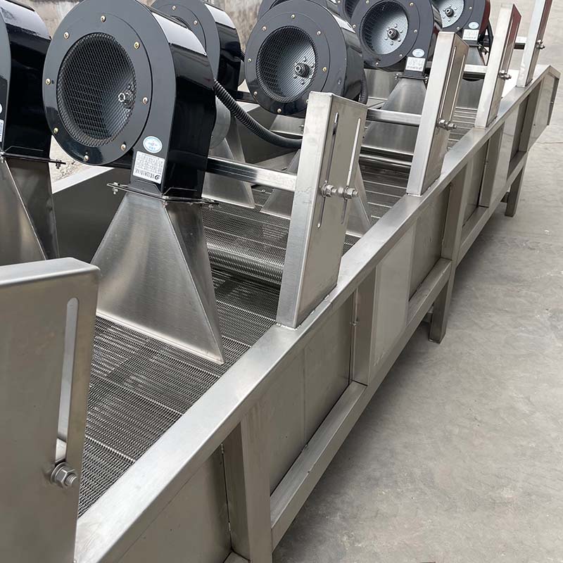 Fully Automatic Fruit And Vegetable Food Processing Drying Line With Tiltable Air Drying Machine