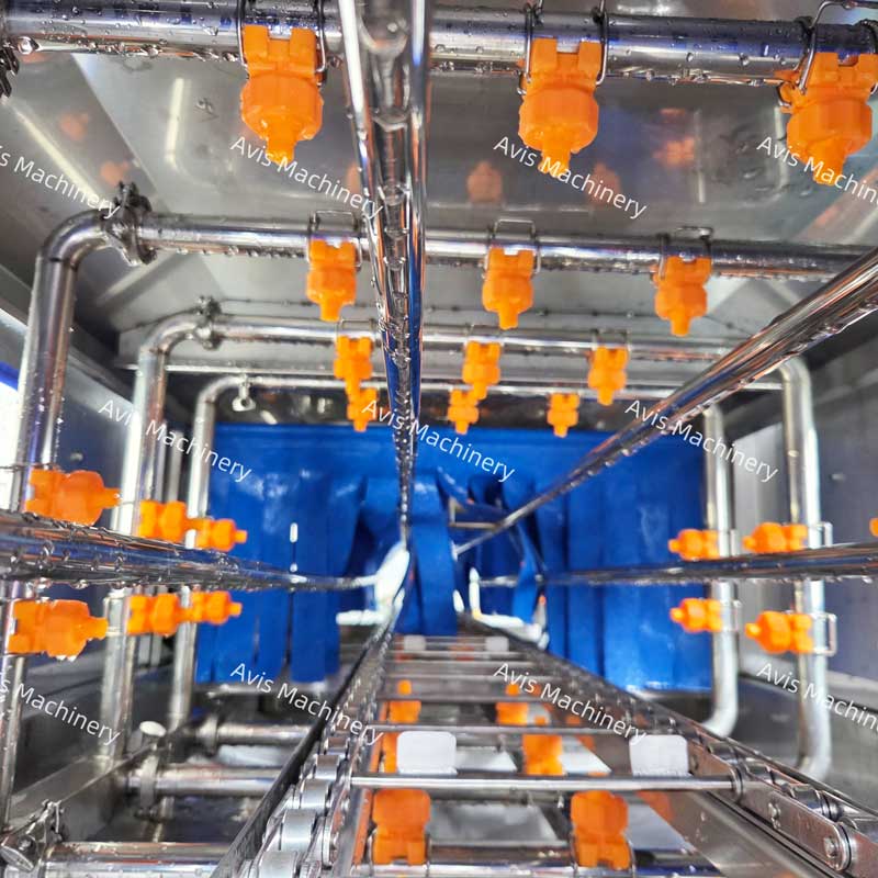 Tunnel-Type Plastic Pallet Fruit And Vegetable Basket Turnover Box Washing Machine Fully Automatic Basket Washing Machine