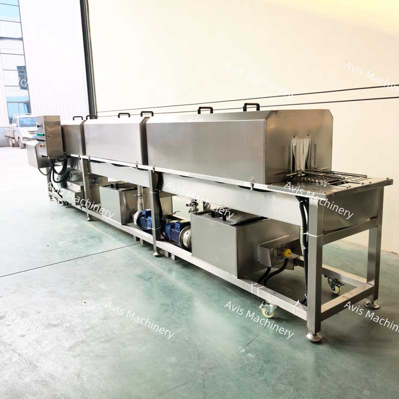 Industrial Glass Bottle And Beverage Bottle Washing Machine Tunnel Type Canning Jar Ceanling And Sterilization Machine