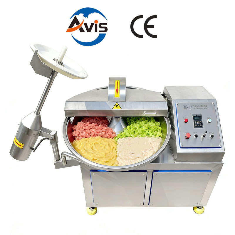 Fruit Vegetable And Seafood Bowl Cutting Machine Industrial Mixing And Chopping Machine