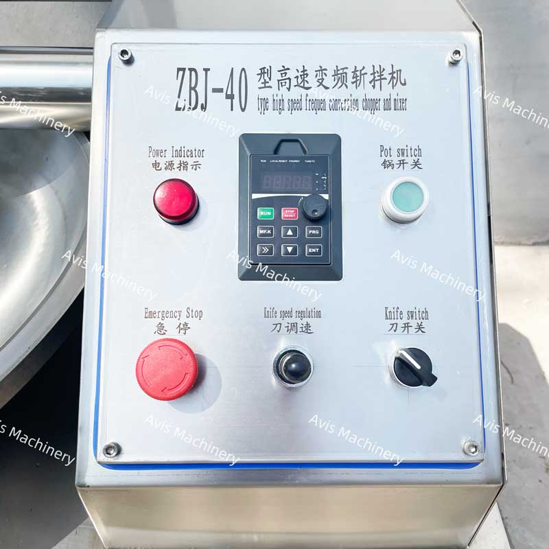 Fruit Vegetable And Seafood Bowl Cutting Machine Industrial Mixing And Chopping Machine
