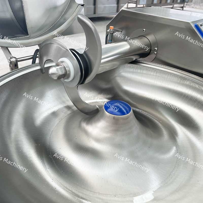 Fruit Vegetable And Seafood Bowl Cutting Machine Industrial Mixing And Chopping Machine