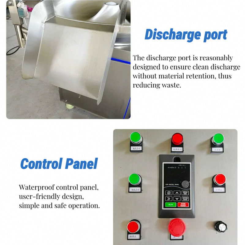 Fruit Vegetable And Seafood Bowl Cutting Machine Industrial Mixing And Chopping Machine