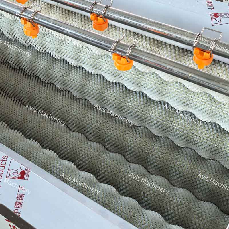 Fruit And Vegetable And Seafood Washing Machine Cassava And Sweet Potato Roller Brush Washing And Peeling Machine