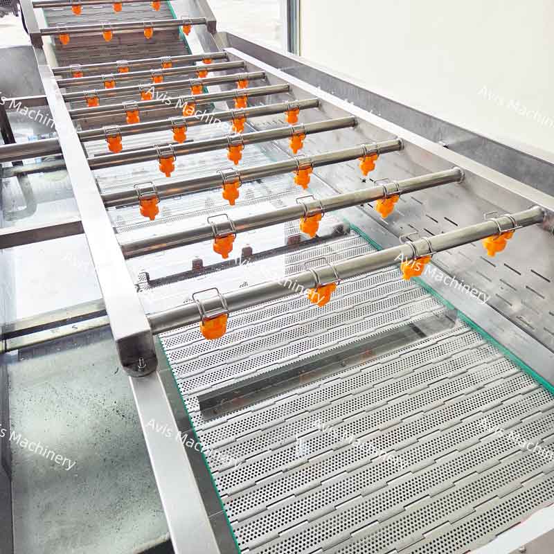 Fruit And Vegetable Bubble Washing Machine Industrial Cleaning Machine For Mushrooms Carrots Potatoes Apples And Strawberries