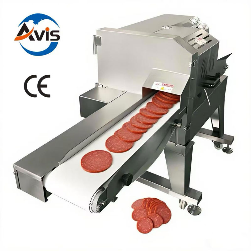 Bacon Ham And Cheese Slicing Machine Cooked Meat Slicing Machine Sausage Potato And Cucumber Slicing Machine