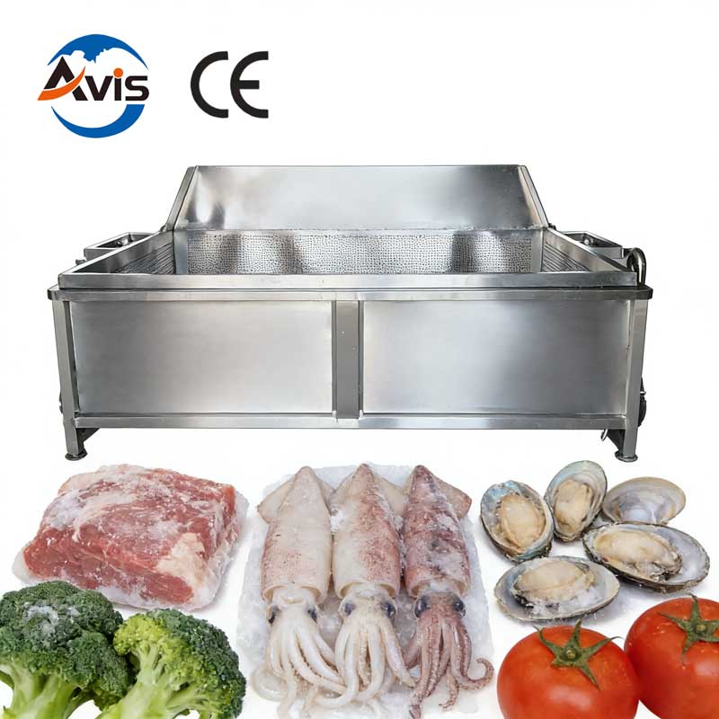 Stainless Steel Fruit And Vegetable Thawing Machine Defrosting Machine For Frozen Fish Shrimp Seafood Meat And Fruits And Vegetables