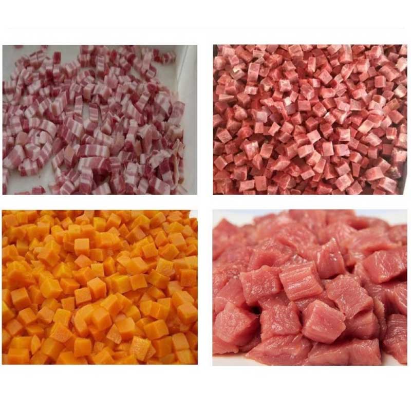Frozen Chicken Cube Cutter Dicer Meat Dice carrot Cutting Slicing Cheese Dicing Machine
