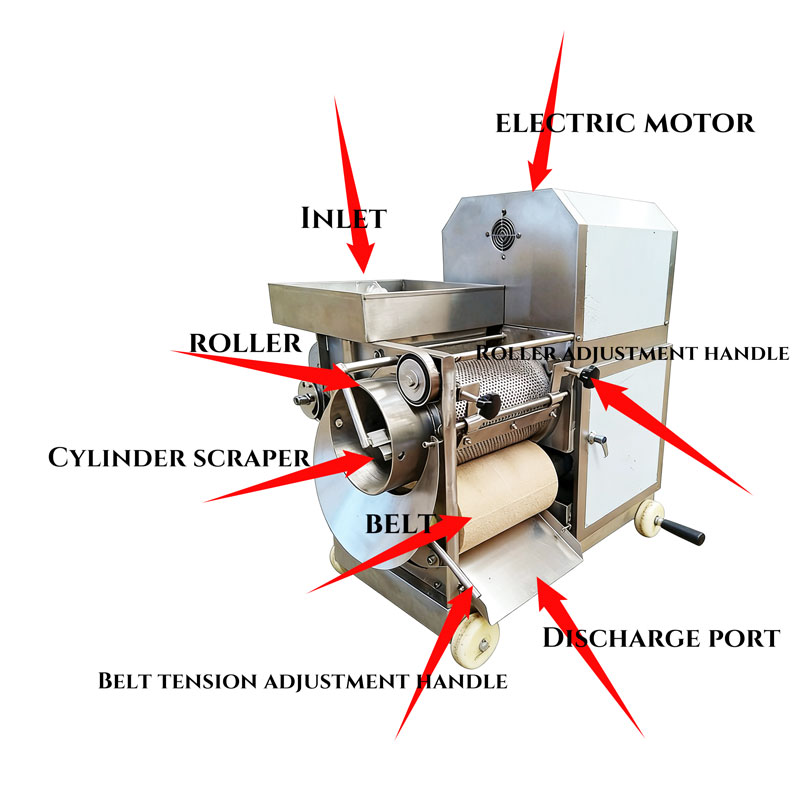 Shrimp And Crab Meat Separation Machine Fish Paste Processing Machine Fish Deboning Machine