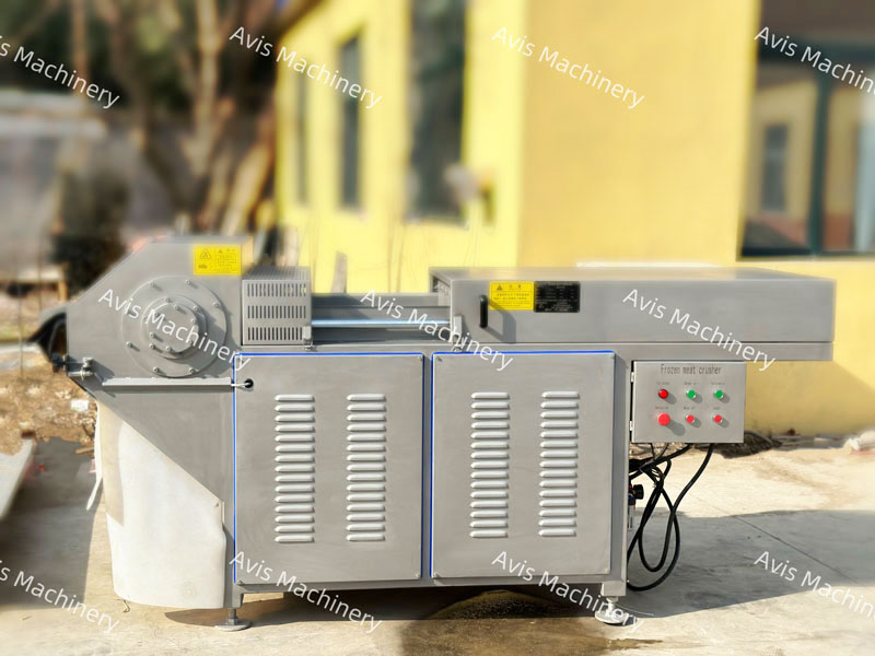 Commercial Frozen Meat Slicer Meat Processing Machine Frozen Meat Crusher