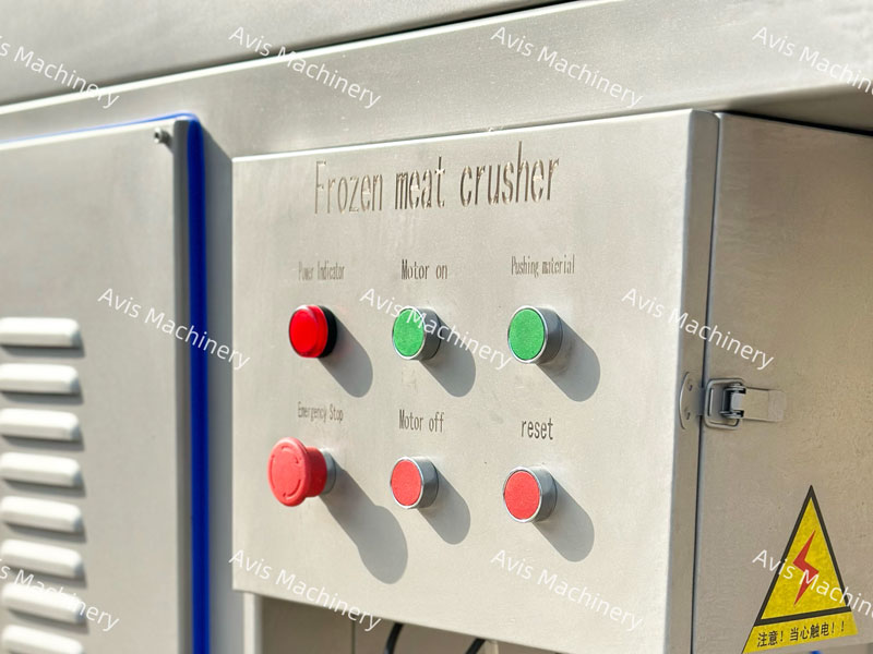 Commercial Frozen Meat Slicer Meat Processing Machine Frozen Meat Crusher