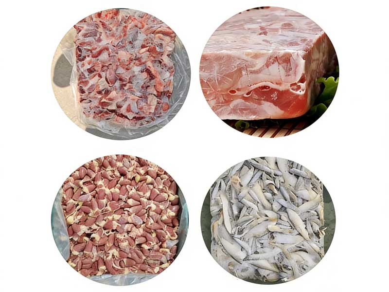 Commercial Frozen Meat Slicer Meat Processing Machine Frozen Meat Crusher