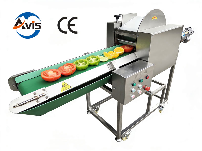 Fruit and Vegetable Half Cutting Machine Cabbage Half Splitting Cutter Chili Splitter Tomato Potato Lemon Halving Machine