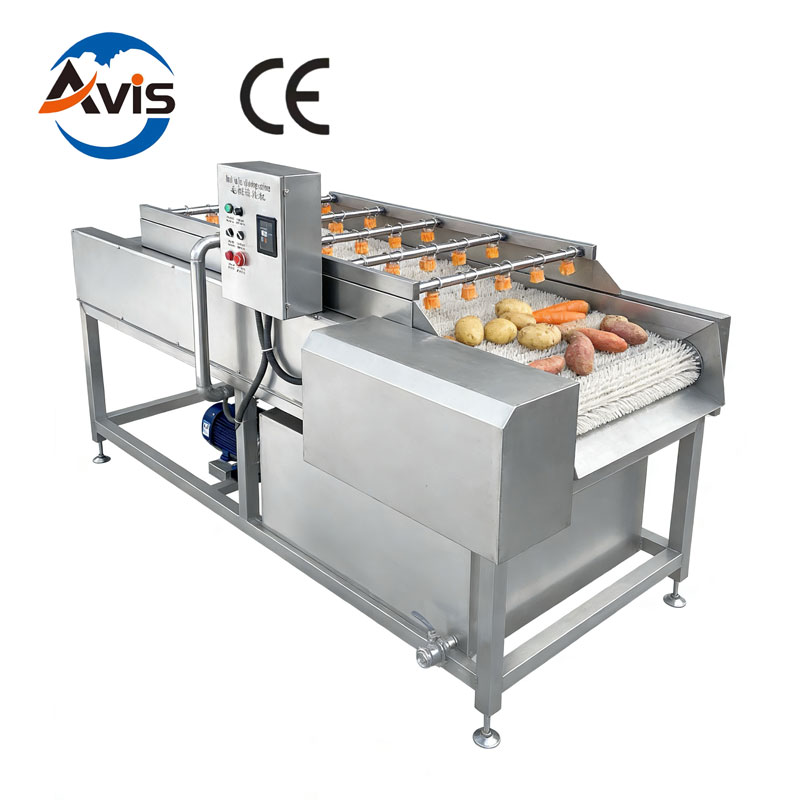Parallel Roller Cleaning Machine For Potatoes Cassava Citrus Cherry Tomatoes Peppers Roots Fruits And Vegetables