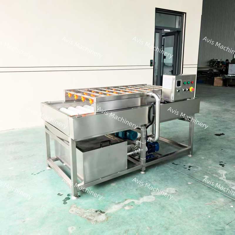 Parallel Roller Cleaning Machine For Potatoes Cassava Citrus Cherry Tomatoes Peppers Roots Fruits And Vegetables