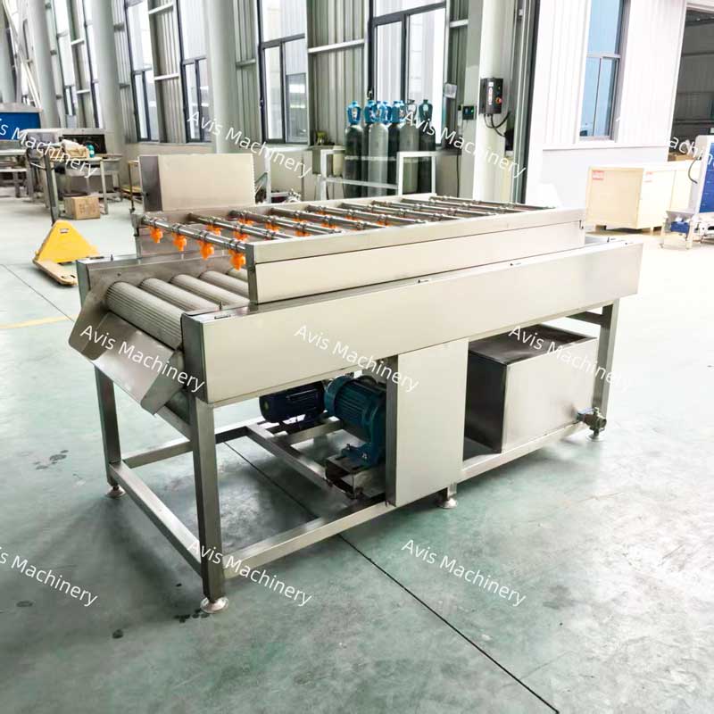 Parallel Roller Cleaning Machine For Potatoes Cassava Citrus Cherry Tomatoes Peppers Roots Fruits And Vegetables