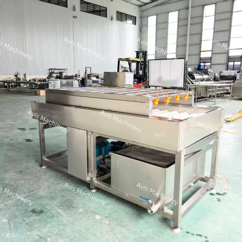 Parallel Roller Cleaning Machine For Potatoes Cassava Citrus Cherry Tomatoes Peppers Roots Fruits And Vegetables
