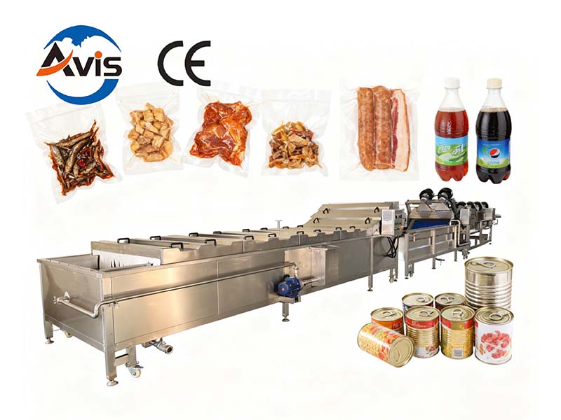 Juice Tunnel Sterilization Equipment Bagged Food Sterilization Production Line