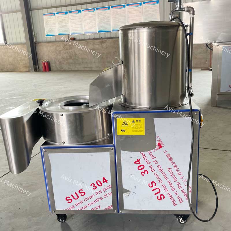Potato And Cassava Peeling And Slicing Machine French Fry And Potato Chip Processing Machine
