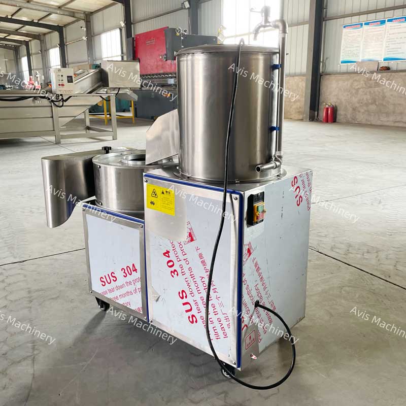 Potato And Cassava Peeling And Slicing Machine French Fry And Potato Chip Processing Machine