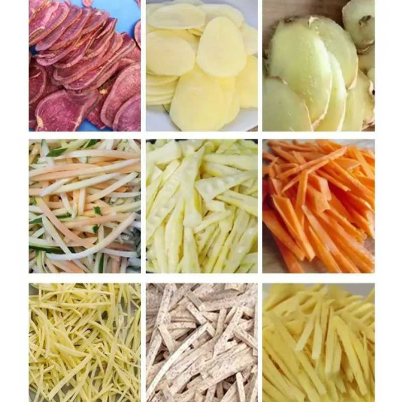 Potato And Cassava Peeling And Slicing Machine French Fry And Potato Chip Processing Machine