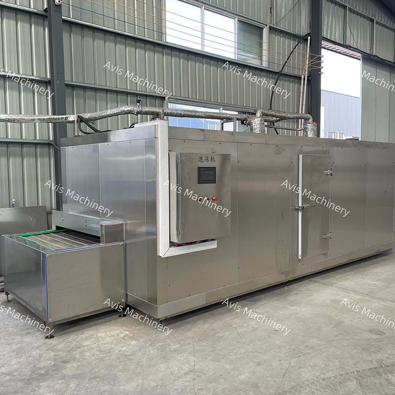 Industrial Fruit and Vegetable Quick-Freezing Machine Tunnel-Type Seafood Freezing Machine