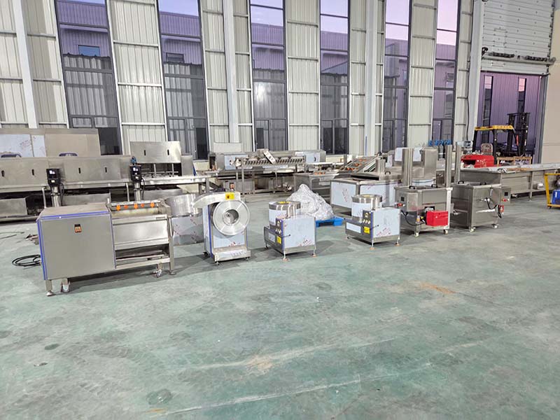 Semi-Automatic French Fry Production Line And French Fry Making Machine