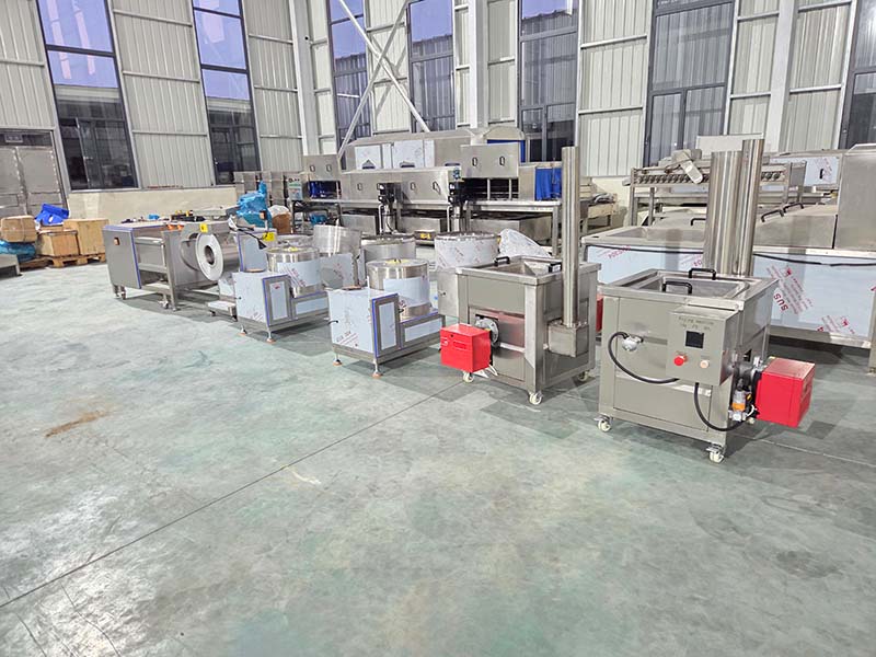 Semi-Automatic French Fry Production Line And French Fry Making Machine