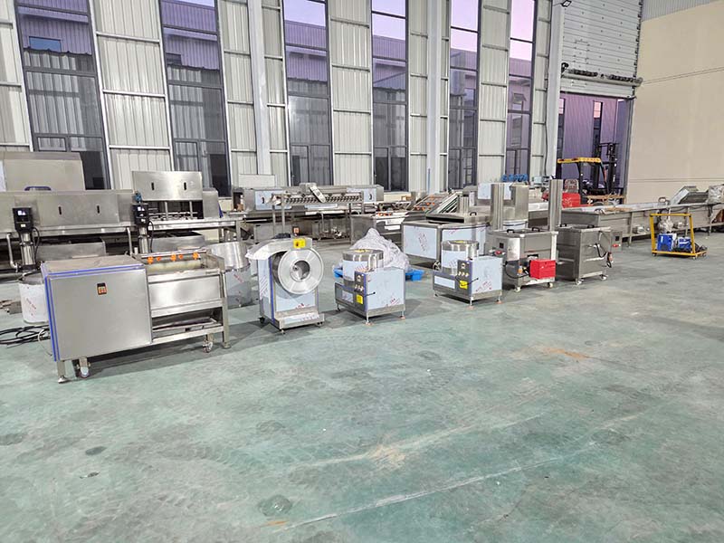 Semi-Automatic French Fry Production Line And French Fry Making Machine