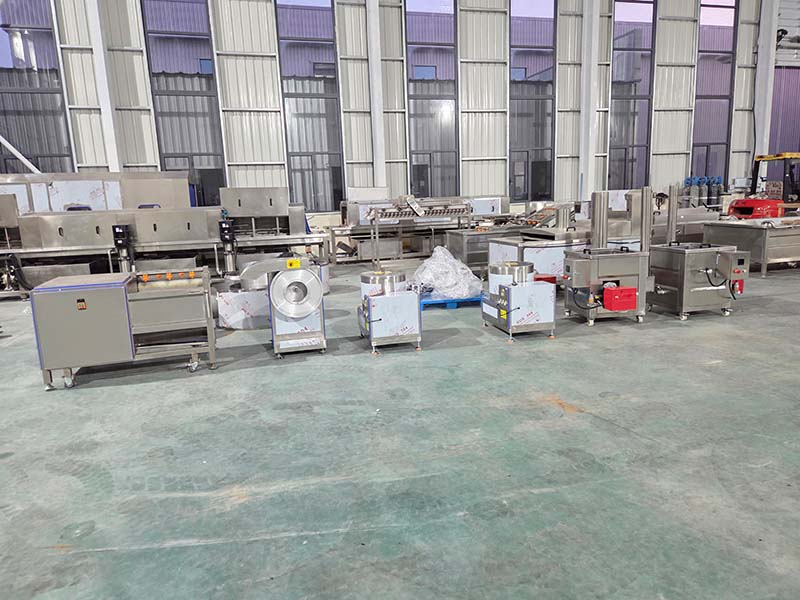 Semi-Automatic French Fry Production Line And French Fry Making Machine