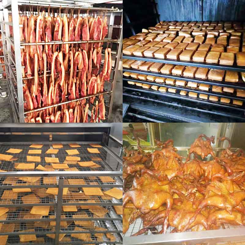 Smoking And Drying House For Poultry Duck Fish And Beef Meat Smoking And Drying House