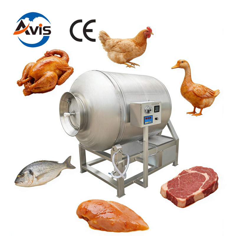 Industrial Drum Fish Marinating Machine Hydraulic Vacuum Chicken Beef Marinating Machine