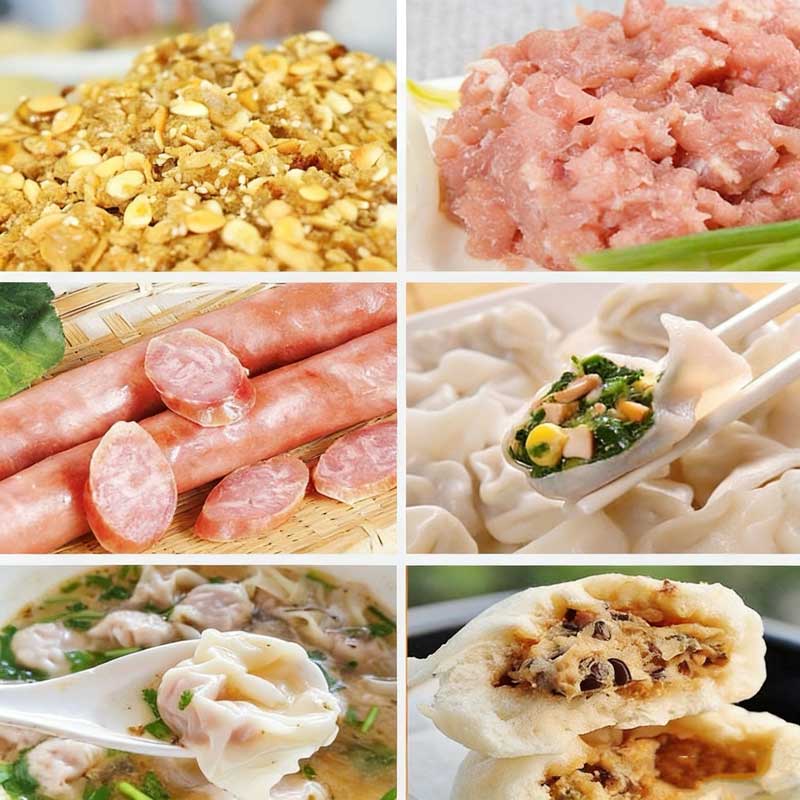 Electric Filling Mixers Meat Mixers Vacuum Meat Mixers Sausage Production Lines Sausage Stuffing Machine