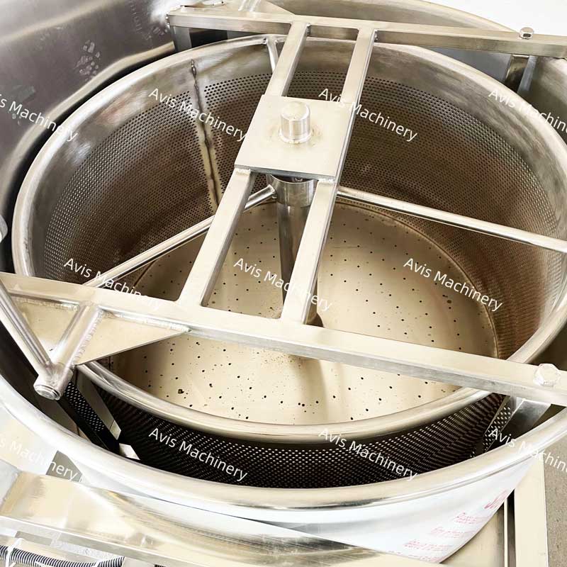 Commercial 304 Stainless Steel Fully Automatic Centrifugal French Fry Dehydration And Deoiling Machine