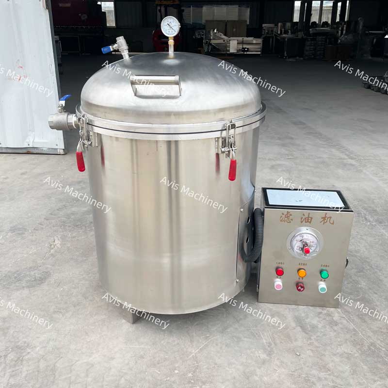 Vacuum Oil Filter Edible Oil Filter Oil Residue Separator Deep-Frying Food Production Line Machinery