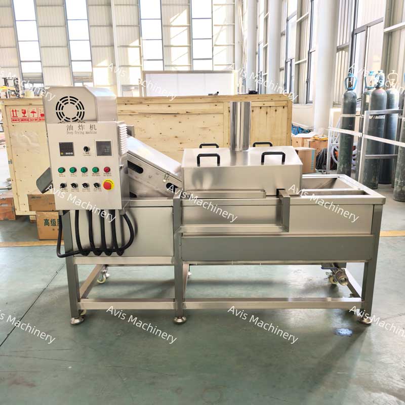 Chin Chin Dough Cutting Frying Production Line Chinchin Cutter Chin Chin Making Frying Machine