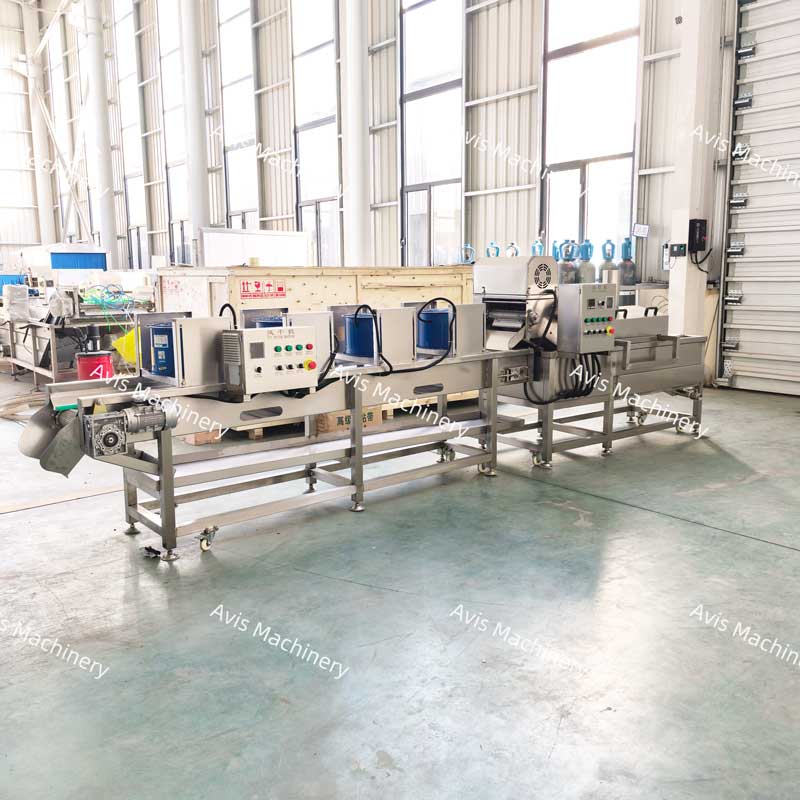 Chin Chin Dough Cutting Frying Production Line Chinchin Cutter Chin Chin Making Frying Machine