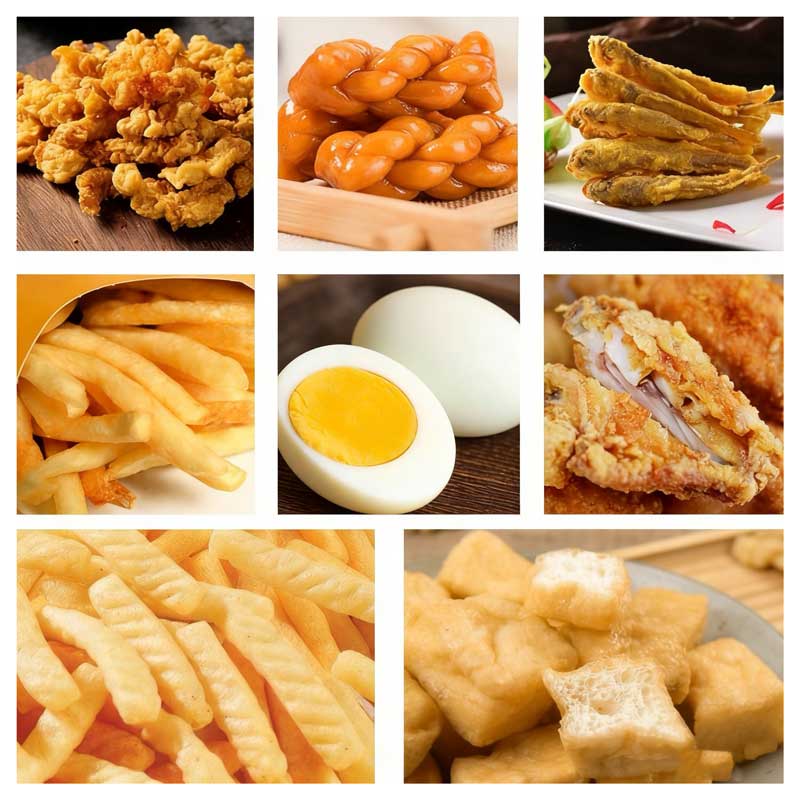 Chin Chin Dough Cutting Frying Production Line Chinchin Cutter Chin Chin Making Frying Machine