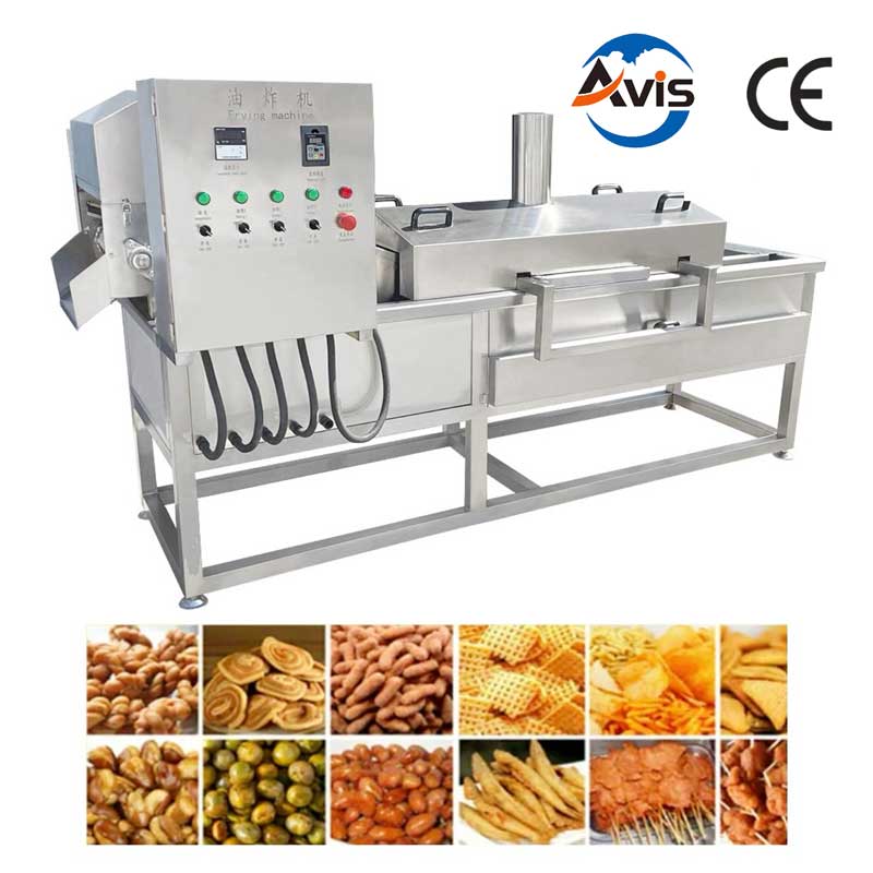Chin Chin Dough Cutting Frying Production Line Chinchin Cutter Chin Chin Making Frying Machine