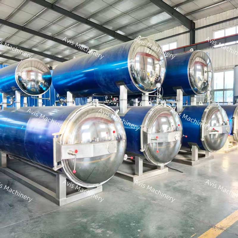 High Temperature Sterilizer For Canned Food High-Pressure Sterilization Pot Tuna Sterilization Machine