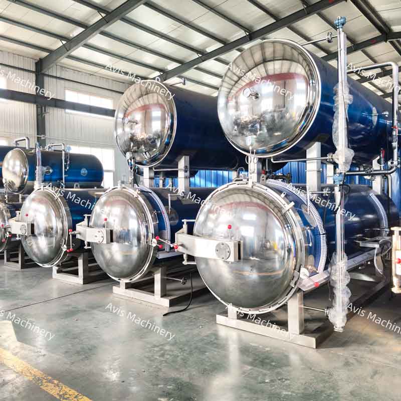 High Temperature Sterilizer For Canned Food High-Pressure Sterilization Pot Tuna Sterilization Machine