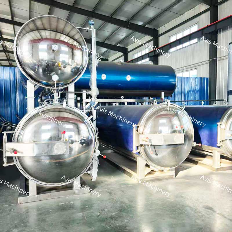 High Temperature Sterilizer For Canned Food High-Pressure Sterilization Pot Tuna Sterilization Machine