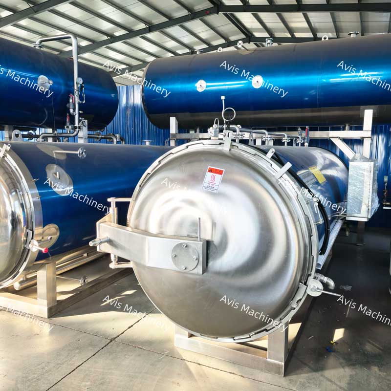 High Temperature Sterilizer For Canned Food High-Pressure Sterilization Pot Tuna Sterilization Machine