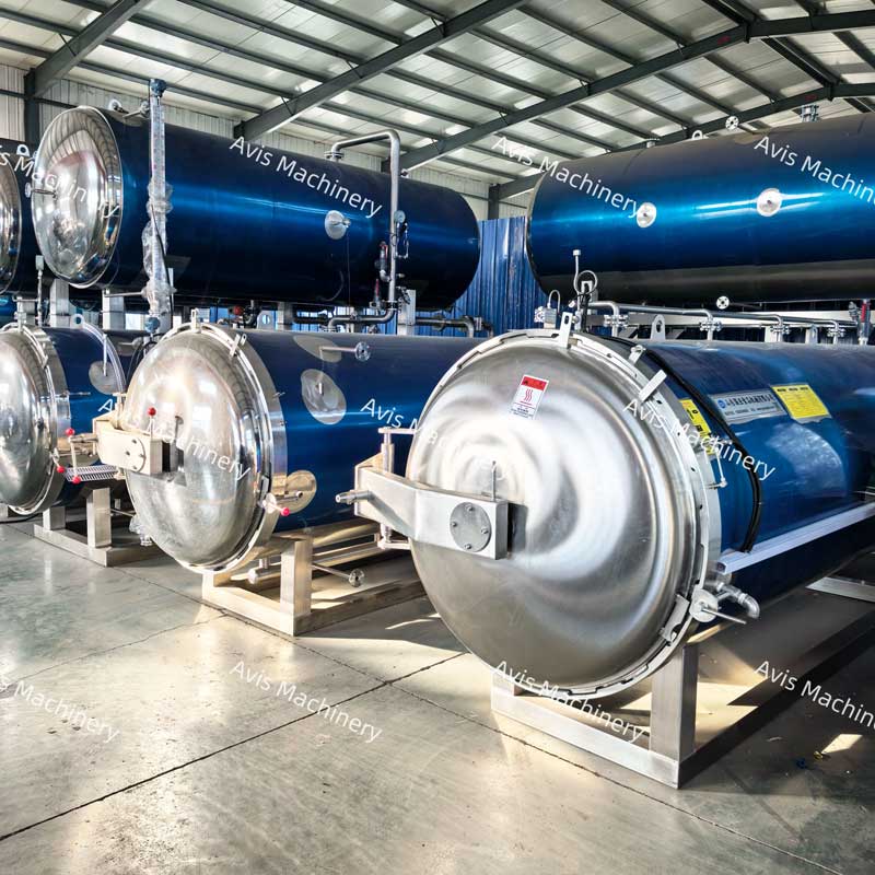 High Temperature Sterilizer For Canned Food High-Pressure Sterilization Pot Tuna Sterilization Machine