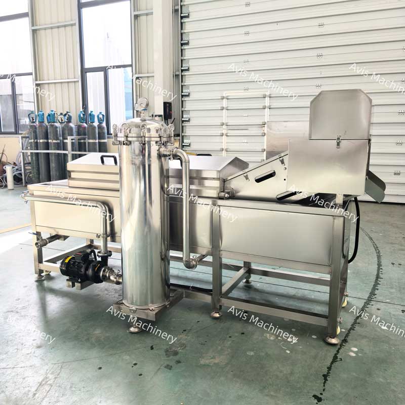 Banana And Plantain Chip Fryer And Oil Filtration Machine For Fried Foods