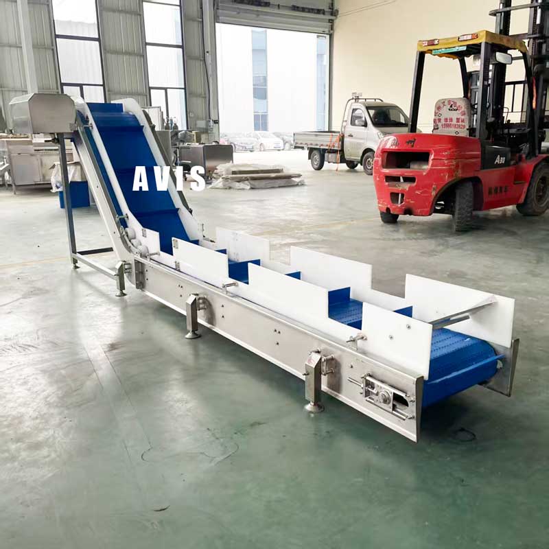 Potato Cassava Cleaning Machine And Stainless Steel Food Sorting Platform