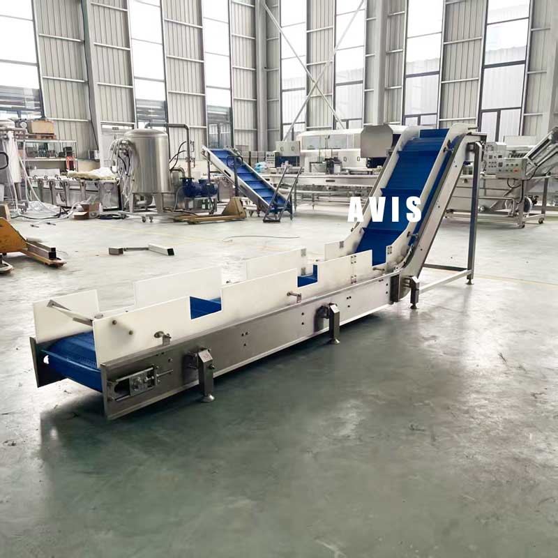 Potato Cassava Cleaning Machine And Stainless Steel Food Sorting Platform