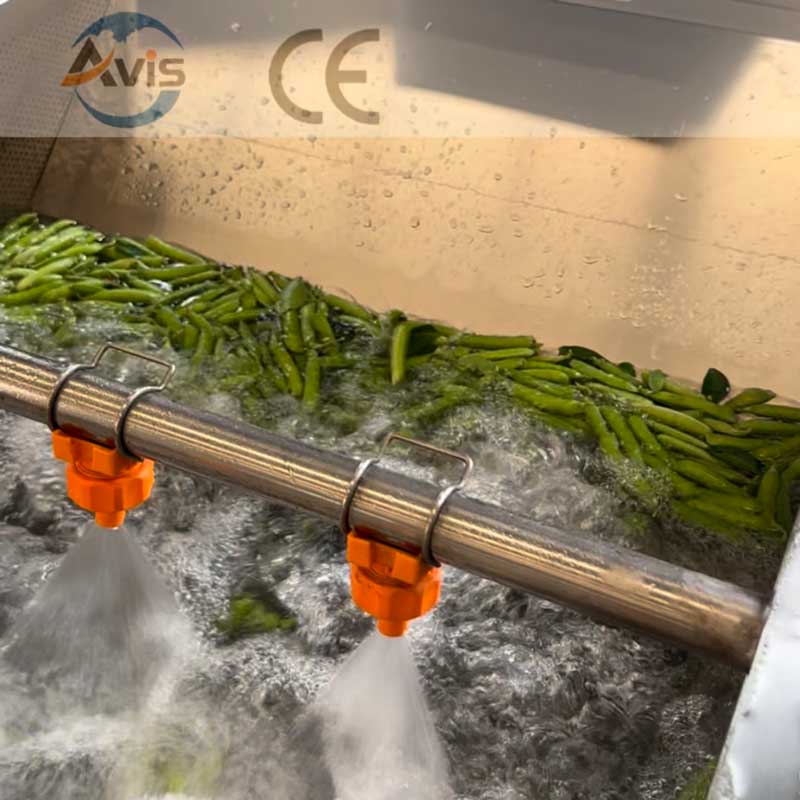 Potato Cassava Cleaning Machine And Stainless Steel Food Sorting Platform