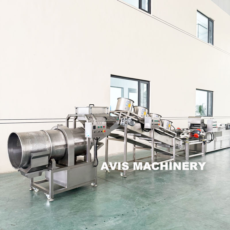 Banana Chip And Potato Chip Frying Production Line / Frying Machine