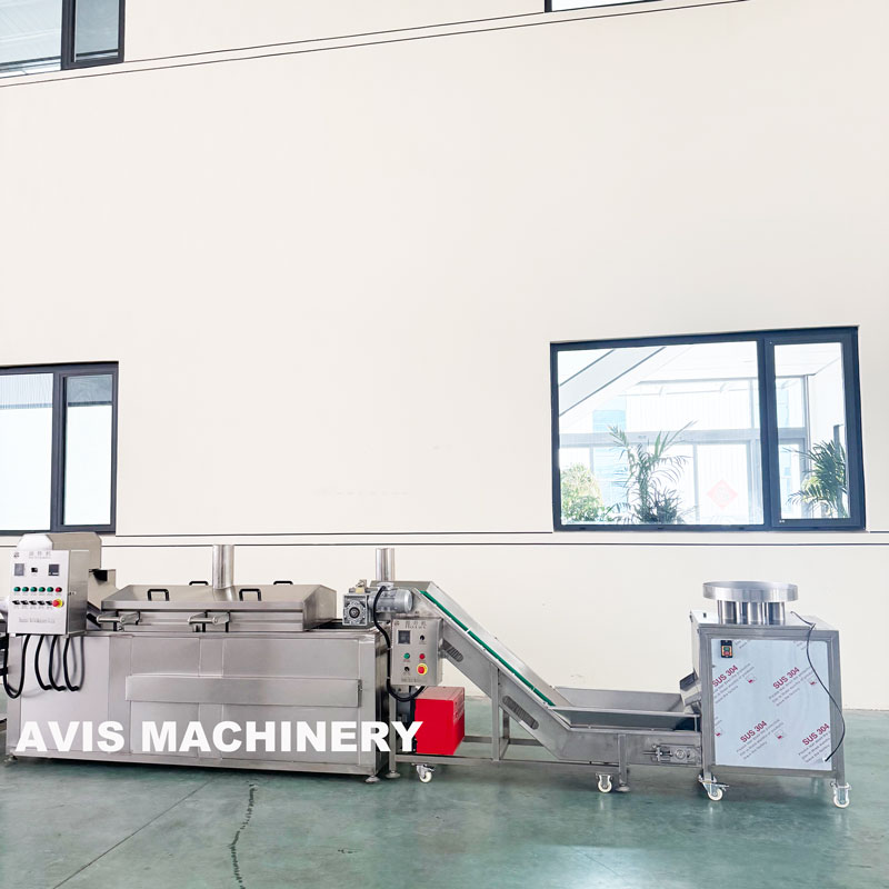 Banana Chip And Potato Chip Frying Production Line / Frying Machine